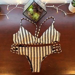 striped billabong set